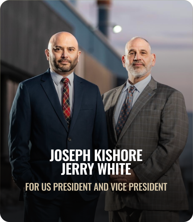 Joseph Kishore and Jerry White