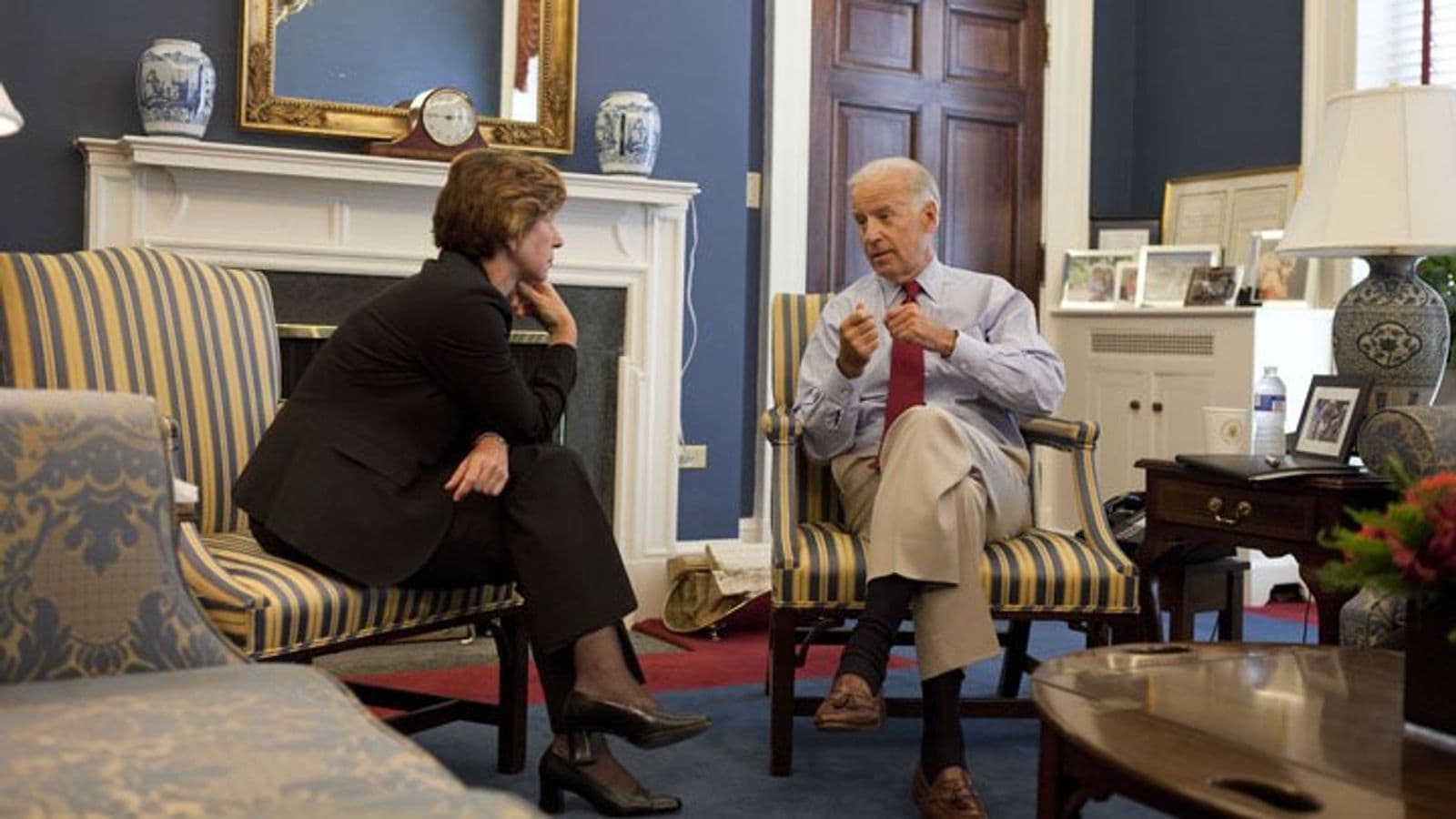Randi Weingarten and the White House with then Vice President Joe Biden in 2011.